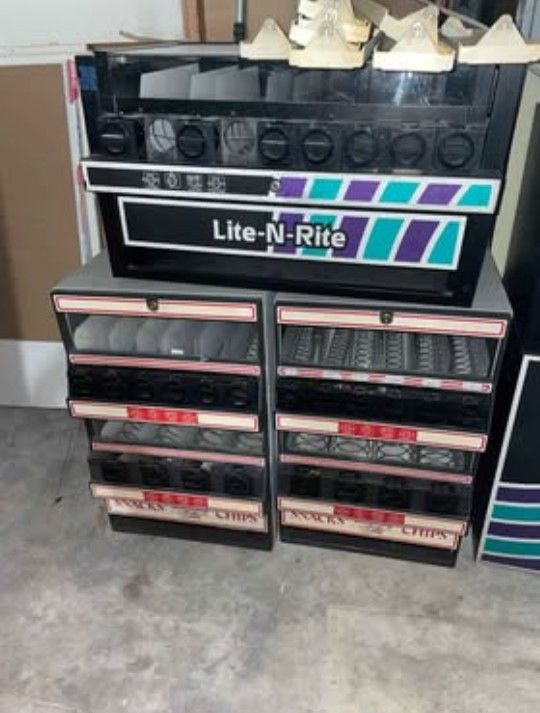 Only the 2 Lite N Rite Snack Machines