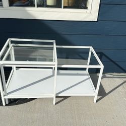 IKEA Glass Coffee Table Set