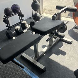 Body Solid Leg Extension and Prone Leg Curl Bench Machine