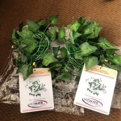 Ivy Vines With LED Fairy Lights (set of 2)- NEW
