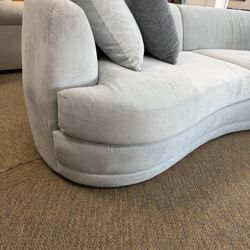 Carved Fabric Sofa-zero down Payment 
