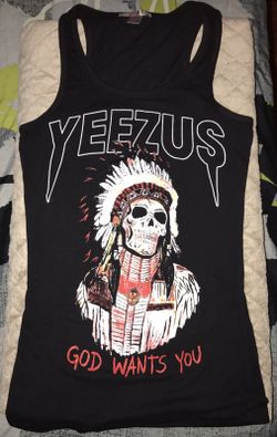 Kanye West 808’s & Heart breaks Merch YEEZY "Yeezus" Shirt • Women's Large