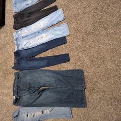 Free Mixed Brand Denim Lot - 6 Pairs Total