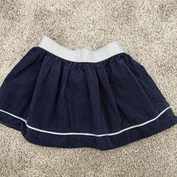 Toddler girl navy blue skirt