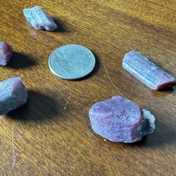 Tourmaline From Paraiba On Quartz/ Purple 