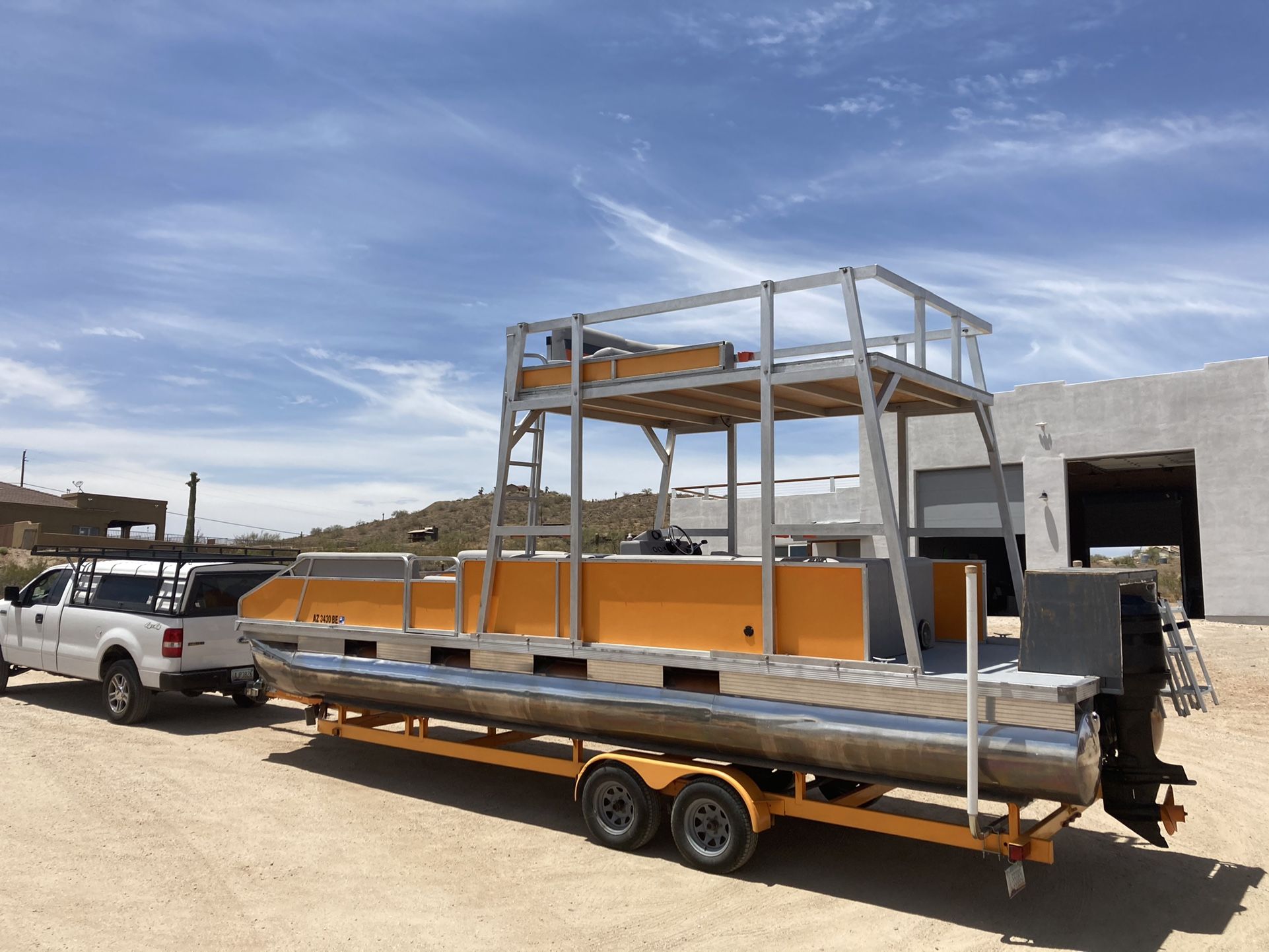 Double Decker Pontoon Boat for Sale in Phoenix, AZ OfferUp