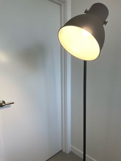 IKEA Hektar floor lamp 5.5 ft appro must sell by Aug 18 Tuesday