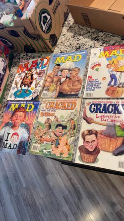 Collector mad and cracked magazines six total all 64 $30