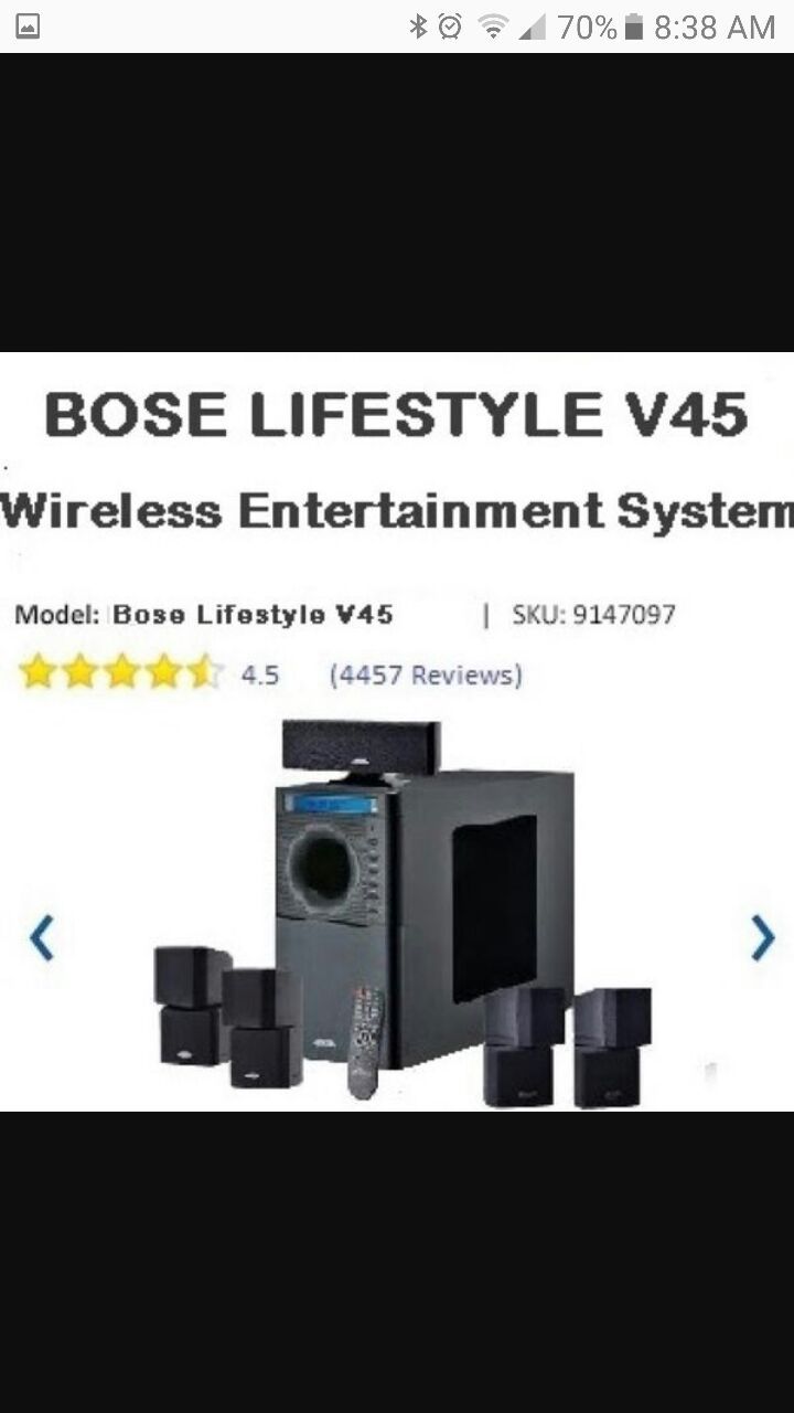 Bose Lifestyle V45