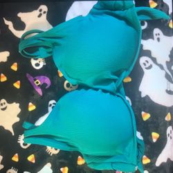 Green Pushup Swim top