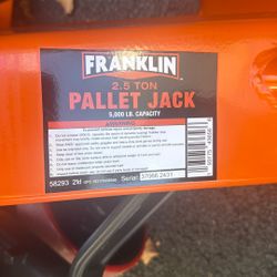 Franklin Pallet Jack 