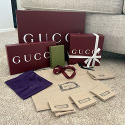 GUCCI Boxes and Bags