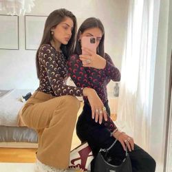 Moon Print Matching Legging Set