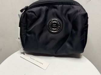 Marc Jacobs Black Nylon Cosmetic Pouch