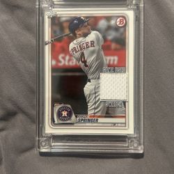 George Springer, Game Used Patch