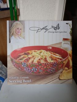 Ceramic serving bowl