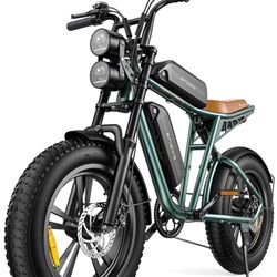 ENGWE M20 Electric Bike for Adults - 1000W 28mph Moped Ebike 48V13A Single/48V26A Dual Battery 20*4.0" Fat Tire All Terrain Off Road E-Bike Full Suspe