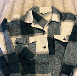Sea + Sky Plaid Shacket