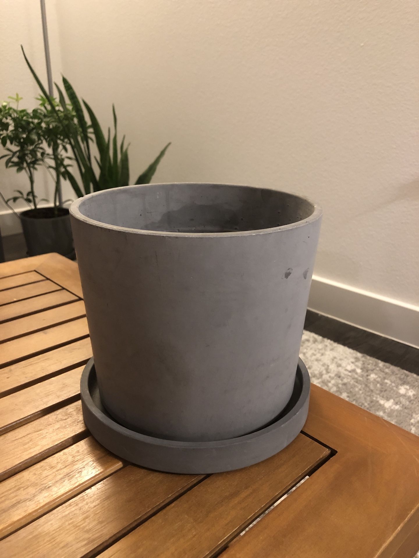 BOYSENBÄR Plant pot, indoor/outdoor light gray, 9 ½ - IKEA
