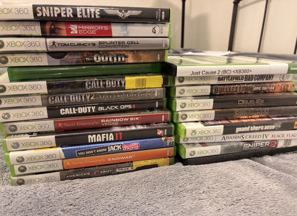Xbox 360 Tested& WORKING Game Bundle Sale Or Trade