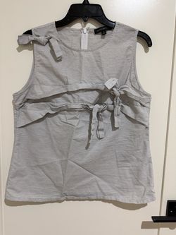 Banana Republic Striped Sleeveless Top Size M