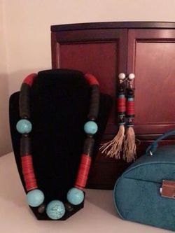Handmade Necklace and earrings