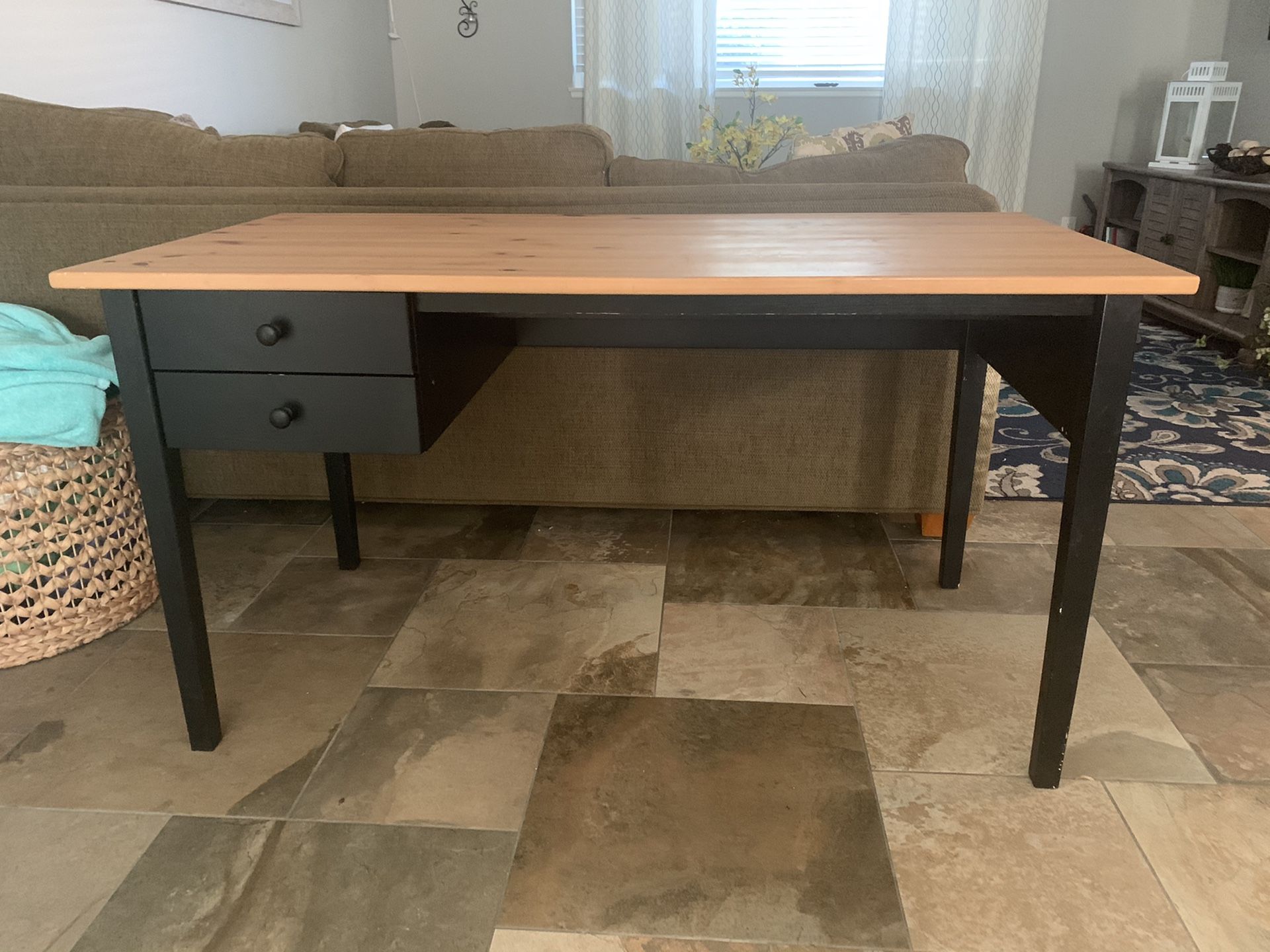 IKEA wood desk