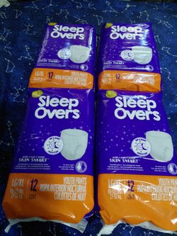 Sleep Overs Youth Pants LG/XL – 4 Packs