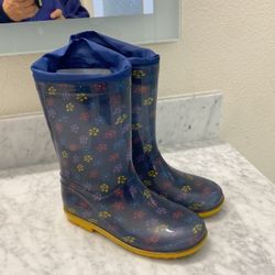 Kids Rain Boots Size US 1 (EU 32)