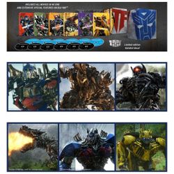 Transformers 6-Movie Steel Book Collection 4K Blu-ray + Digital - New! Make me an Offer! 