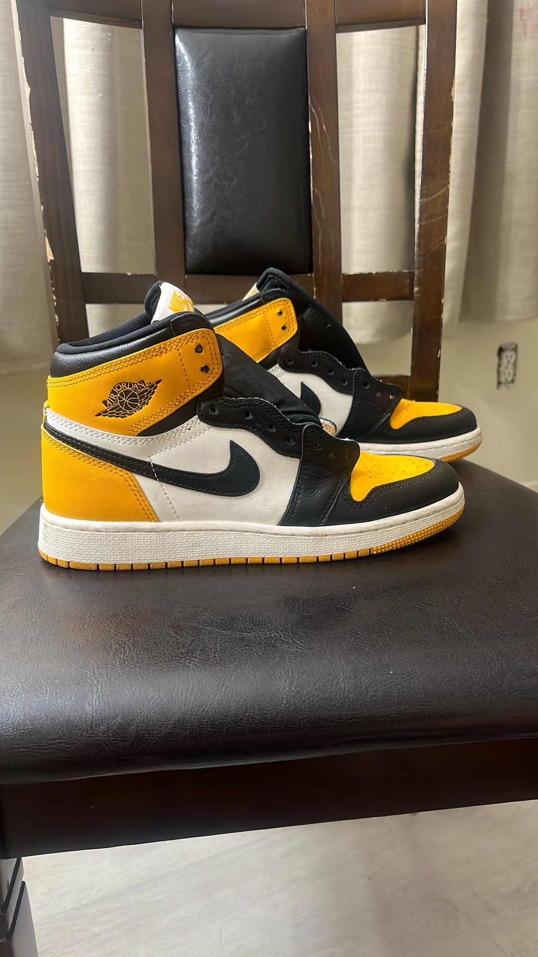Bright Yellow Nike Air Jordan’s