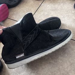 Women Black Boots Warm Sz 9
