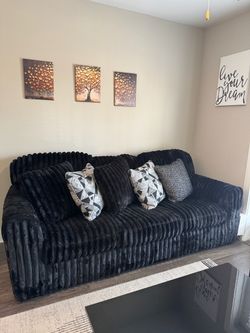 Living Room Couch with Pillows