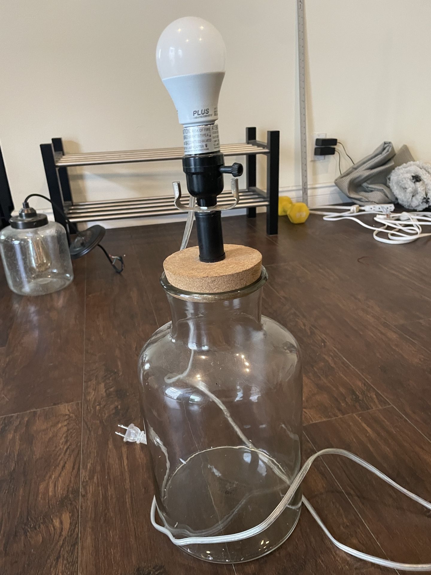 Shelf/ Rack & Lamp