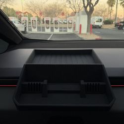 Cyber Truck Screen Dash Storage Tray 