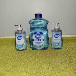 Dial Hand Soap Spring Water 2/11oz & 1/52oz