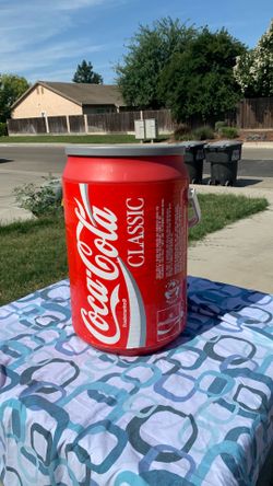 Coca Cola classic can ice chest