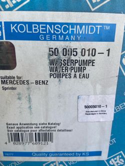 Water pump   Mercedes benz sprinter