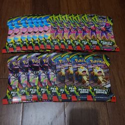 Pokemon Perfect Order Sleeved Booster Packs 