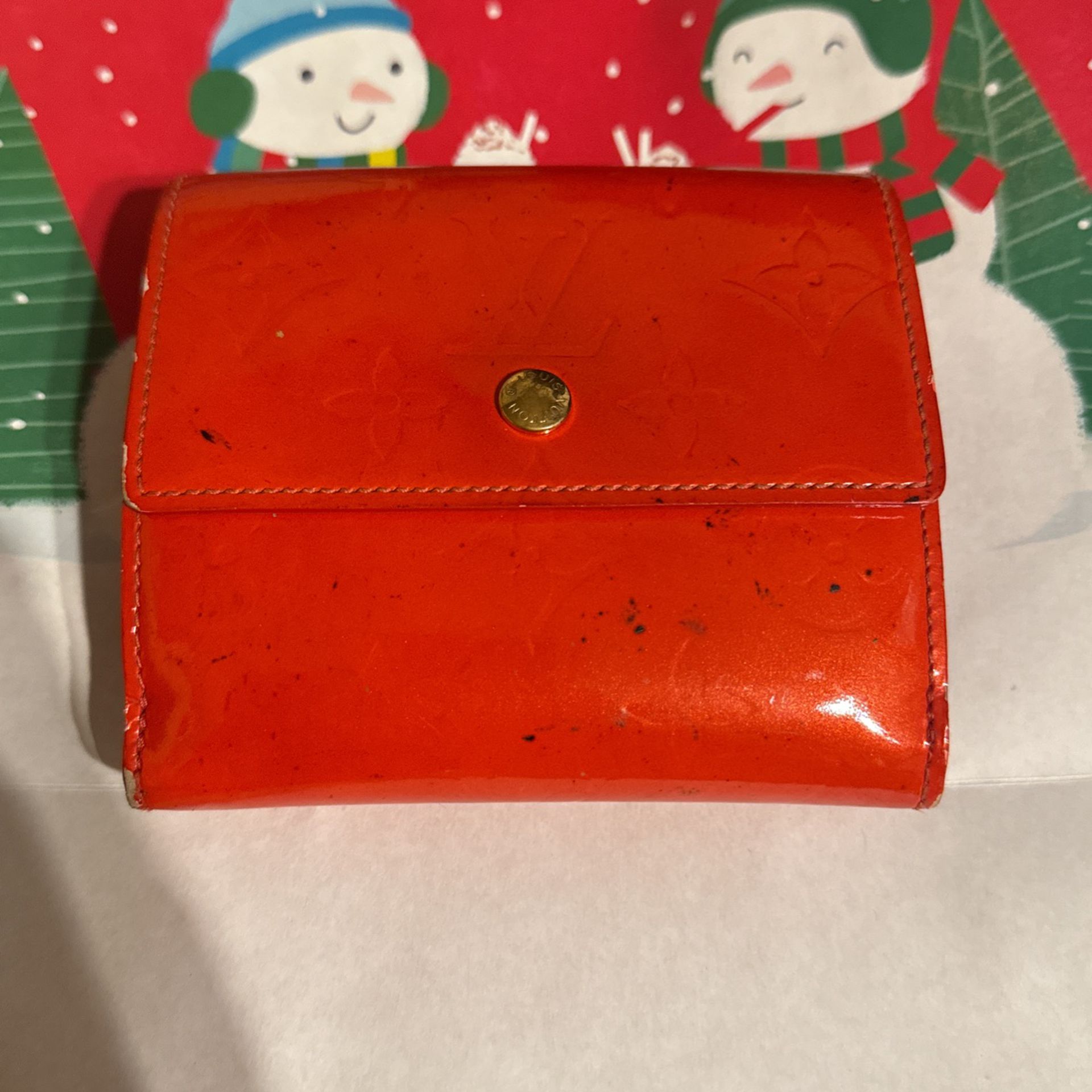 Authentic LV Red Wallet