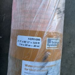 SCHLUTER 3FT. KERDI WATERPROOFING MEMBRANE 323SQFT.