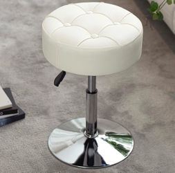 White Vanity Stool - OT04