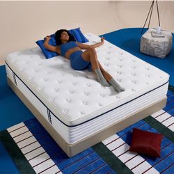Queen Hybrid Mattress in a Box – Medium Firm – 60” x 80”