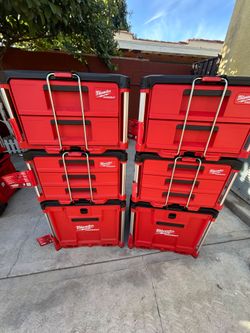 Milwaukee PACKOUT Single, Two, and Three Drawer Bundle
