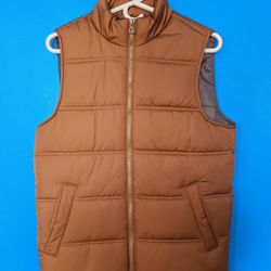 Weatherproof Vintage Puffer Vest (Caramel Brown)