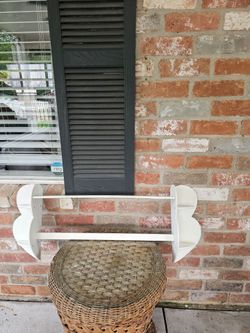Vintage Farmhouse Wall Shelf  36" length by 17" Height