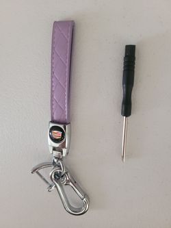 Purple Cadillac Keychain with Screwdriver