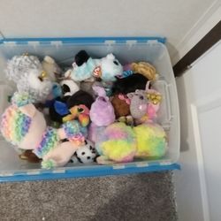 A Whole Bunch Of Ty Stuffed Animals