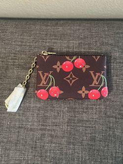 Monogram Cherry Coin Pouch