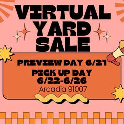 Virtual yard sale (Arcadia): Grill, Golf, Refrigerator, Guitar, Console, Etc